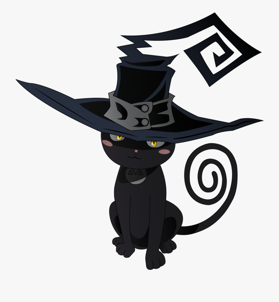 Blair The Magical Cat By N I K O L A - Anime Cat Soul Eater, Transparent Clipart