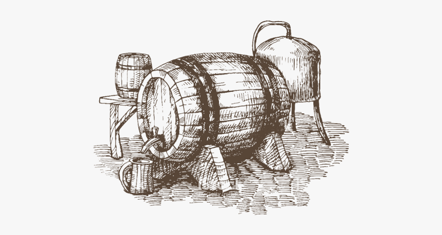 Бочка Для Вина Рисунок, Transparent Clipart