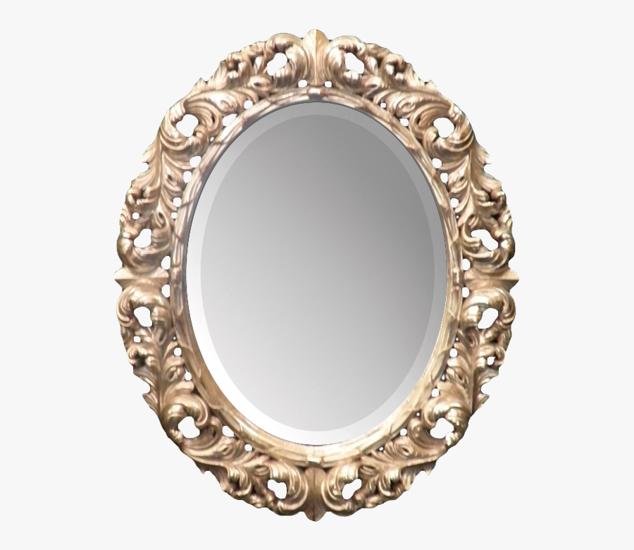 Golden Mirror Png, Transparent Clipart