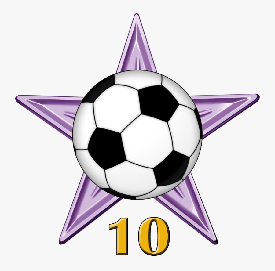 Football Barnstar 10, Transparent Clipart