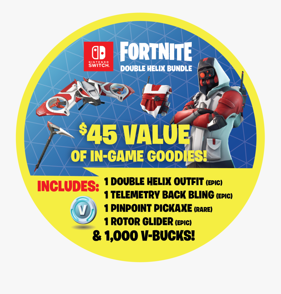 Nintendo Switch Fortnite Helix Bundle, Transparent Clipart