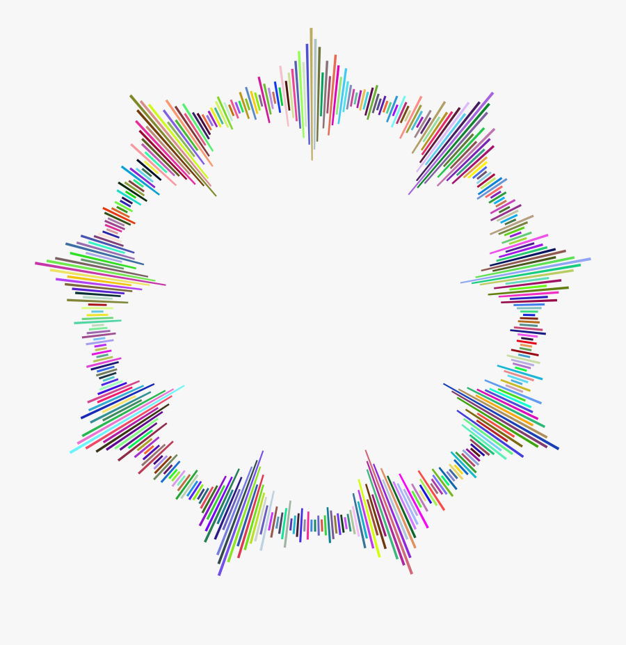 Prismatic Sound Amplitude Frame Clip Arts - Clip Art, Transparent Clipart