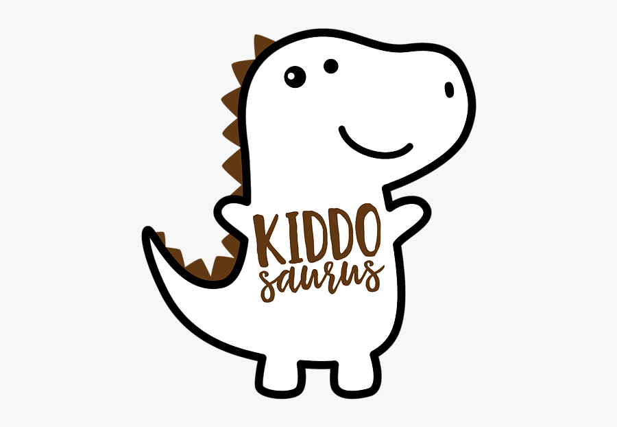 Cute Dinosaur Clipart Black And White , Free Transparent Clipart