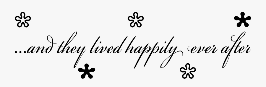 They Lived Happily Ever After Png, Transparent Clipart