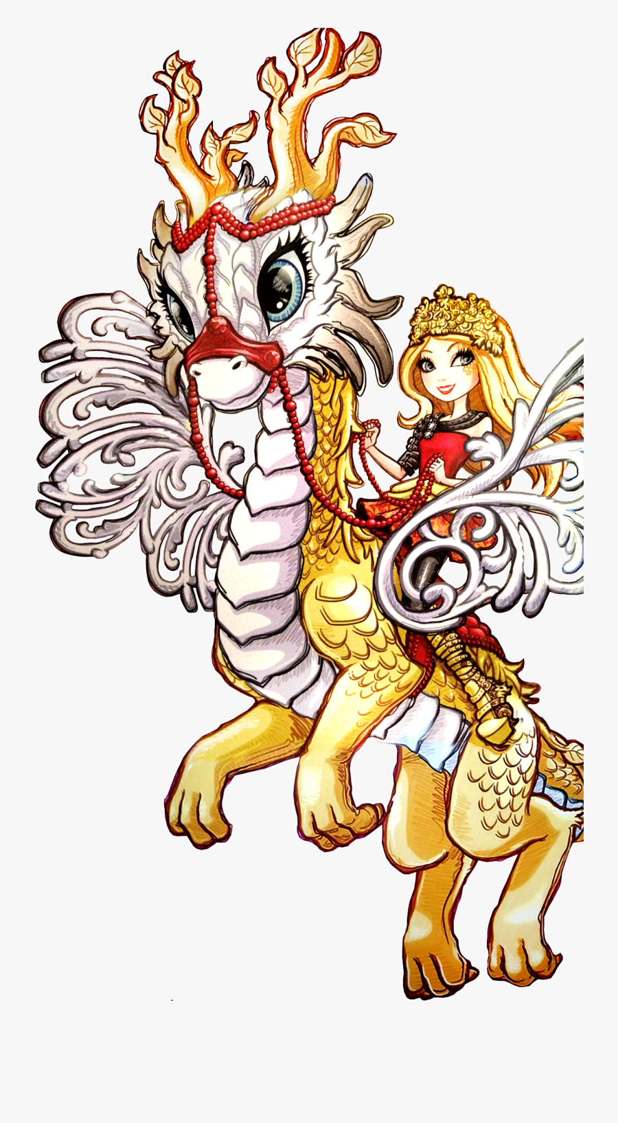 Apple Ever After High Dragons, Transparent Clipart