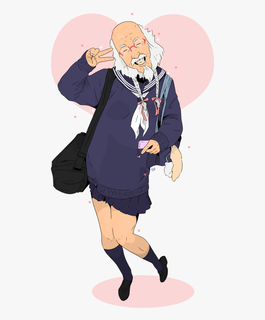Old Man Japanese Anime , Free Transparent  image