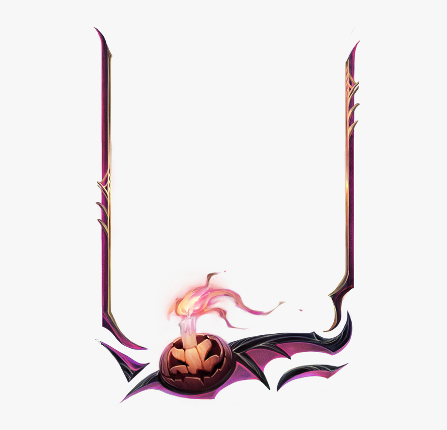 Trick Or Treat Ekko Border, Transparent Clipart
