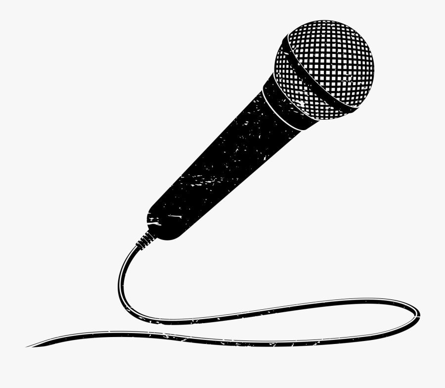 Microphone Illustration, Transparent Clipart