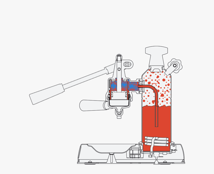 Pavoni Cafetiere Plan, Transparent Clipart