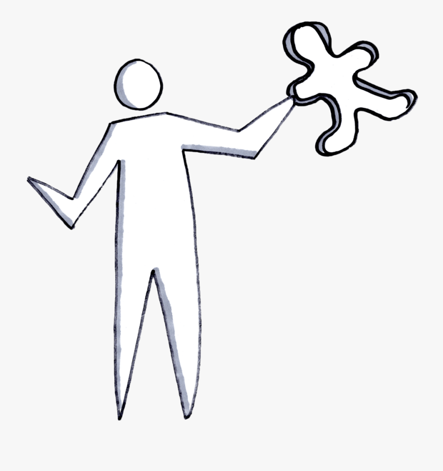 Lean Startup In A Template Cookie Cutter - Line Art, Transparent Clipart