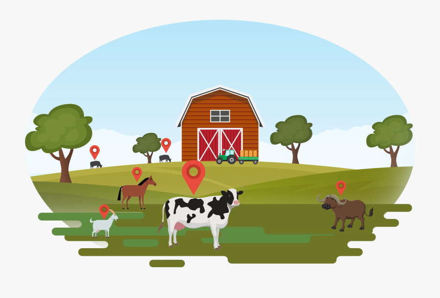 Tracknknowfarmanimals - Farm To Table Cow, Transparent Clipart