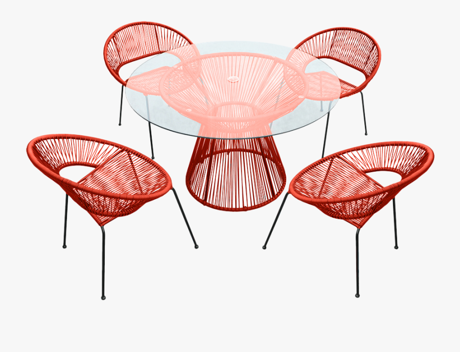 5 Piece Acapulco Dining Set, Transparent Clipart