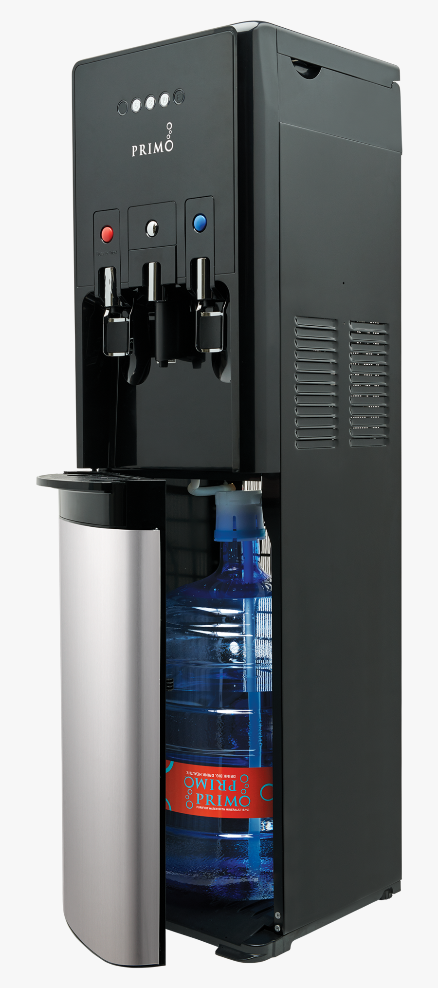 Primo Water Dispenser With Coffee Maker, Transparent Clipart