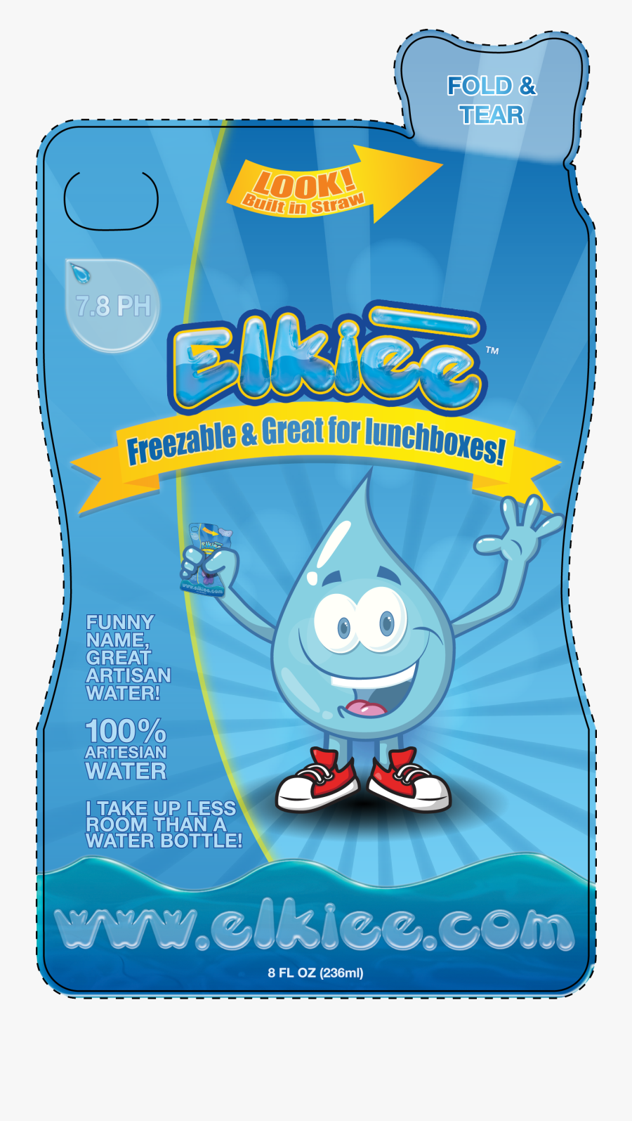 Pouch - Elkiee Artesian Water, Transparent Clipart