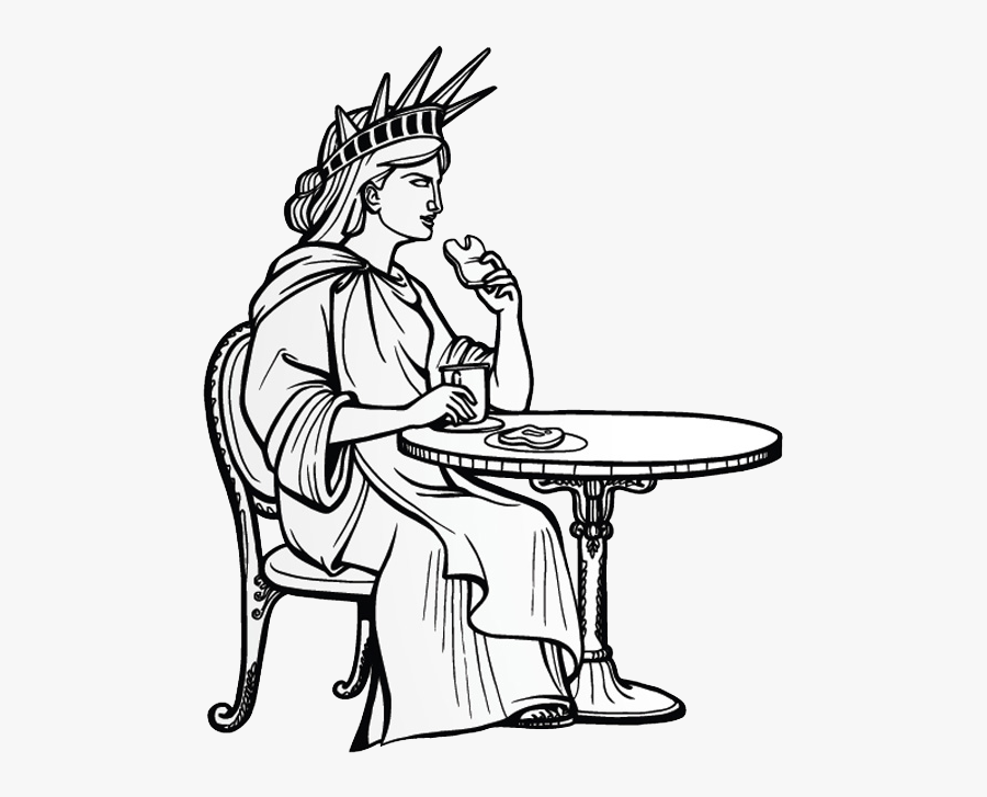 Picture Freeuse Library Of Liberty Illustration To - Liberty Statue Vector, Transparent Clipart