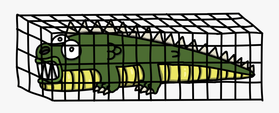 Ump Punchers, Luggage Carousel Riders, And Alligator - Cartoon, Transparent Clipart