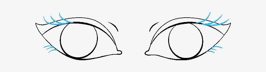 How To Draw Eyes - Sketch, Transparent Clipart