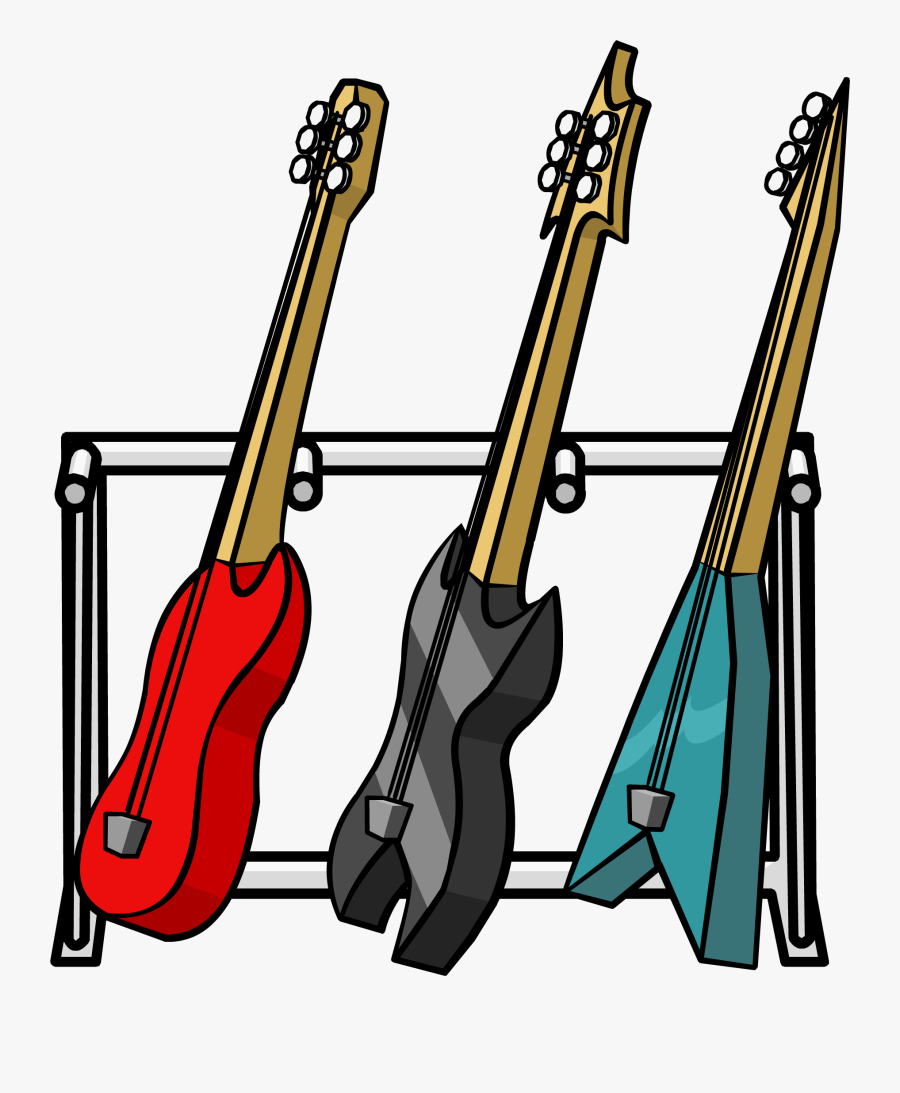 Collection Of Guitar - Guitar Stand Clipart, Transparent Clipart