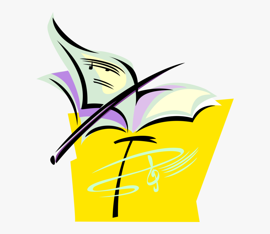 Vector Illustration Of Orchestra Maestro Conductor"s, Transparent Clipart