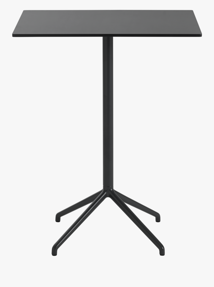 Still 12 Still Cafe Table 65 X 75 X 95 Black 1545230126 - Table, Transparent Clipart