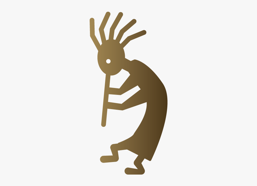 Kokopelli Luck Illustration - Illustration, Transparent Clipart