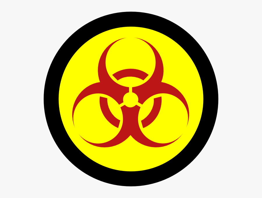 Biohazard Symbol, Transparent Clipart