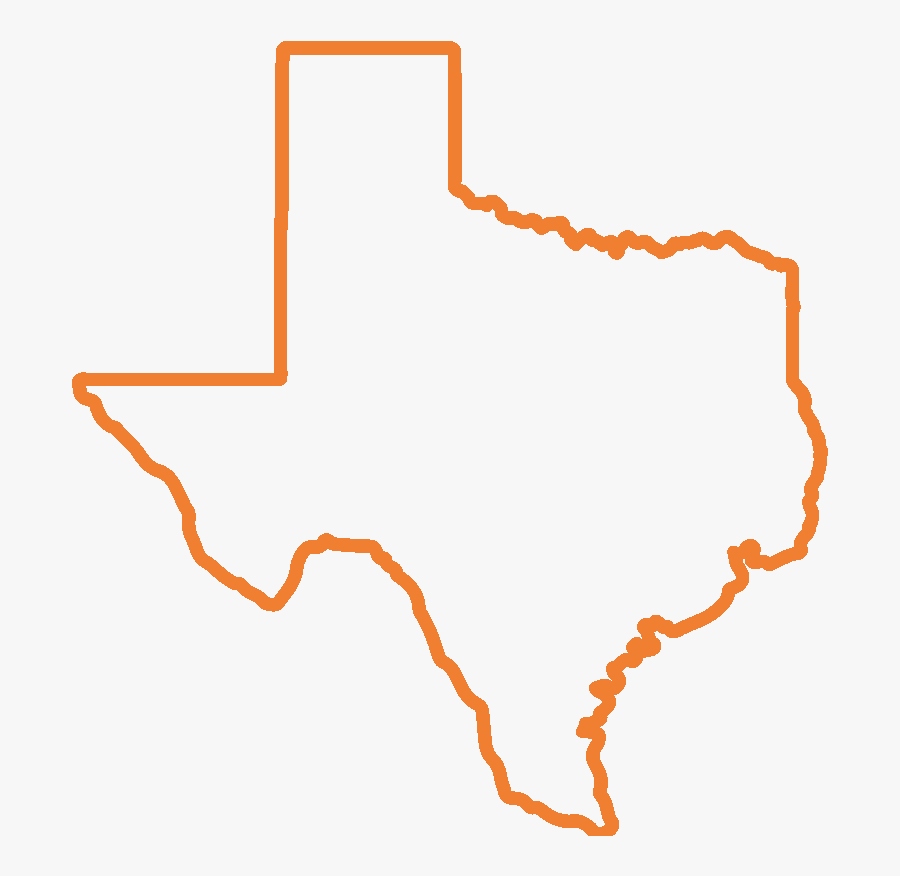 Texas Outline Png, Transparent Clipart