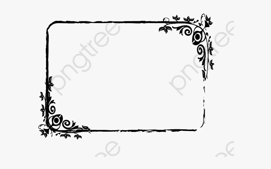 Black Border Clipart - Border Frame Black And White, Transparent Clipart