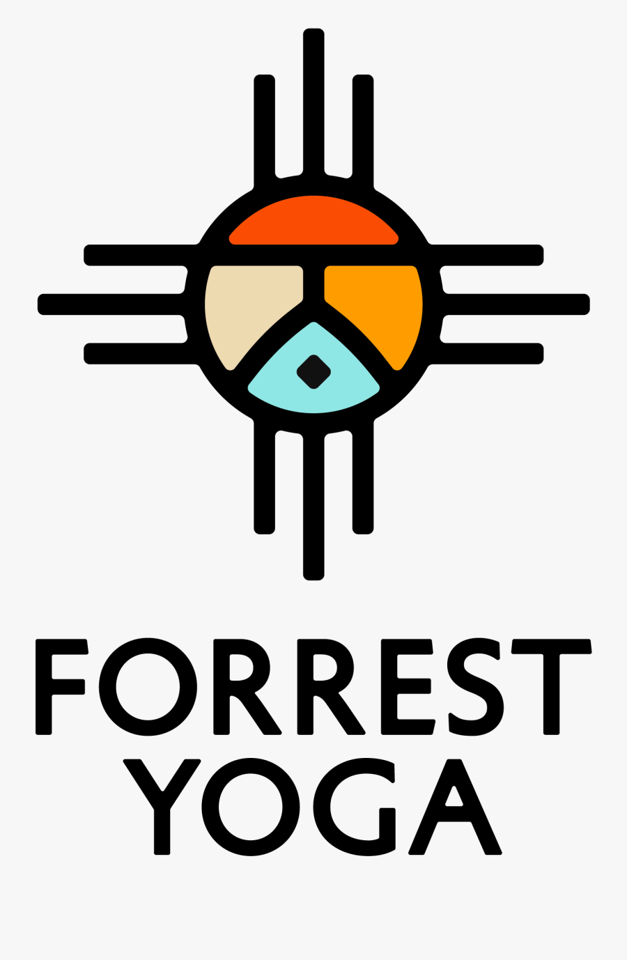 Forrest Yoga Logo, Transparent Clipart