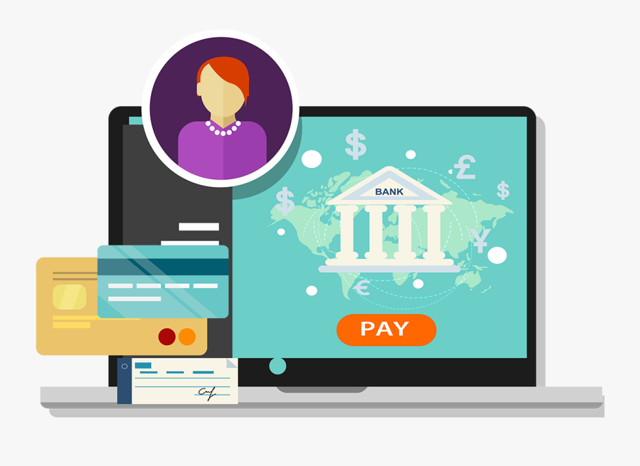 Clipart Computer Payroll - Illustration, Transparent Clipart