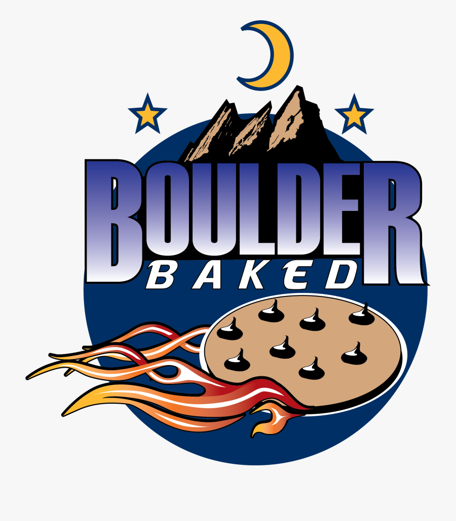 Boulder Baked Logo, Transparent Clipart