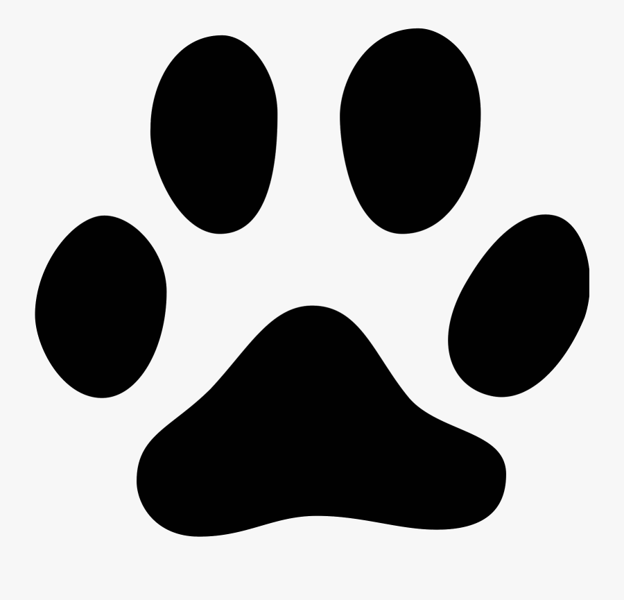 Transparent Footsteps Clipart Transparent - Cat Footprint Icon Png, Transparent Clipart