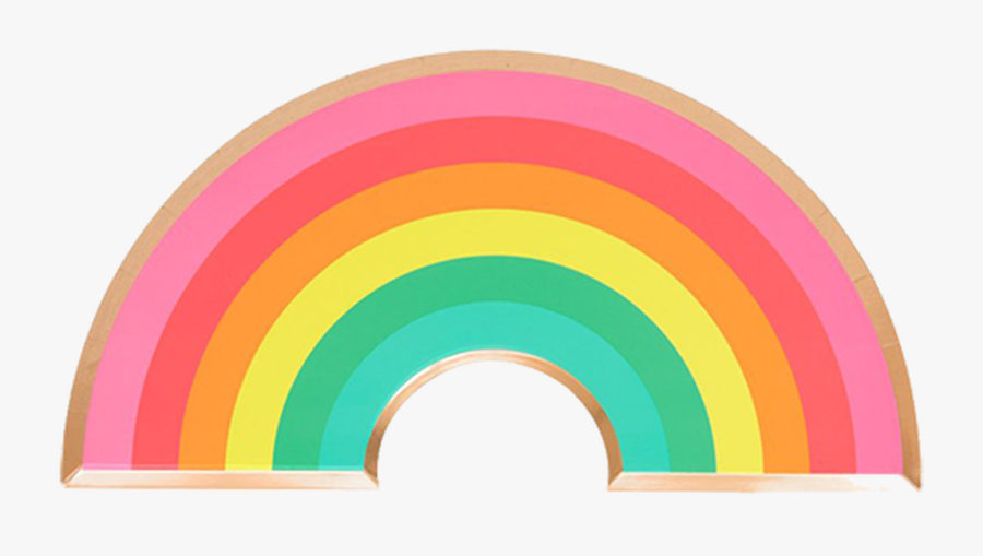 Rainbow Plates, Transparent Clipart