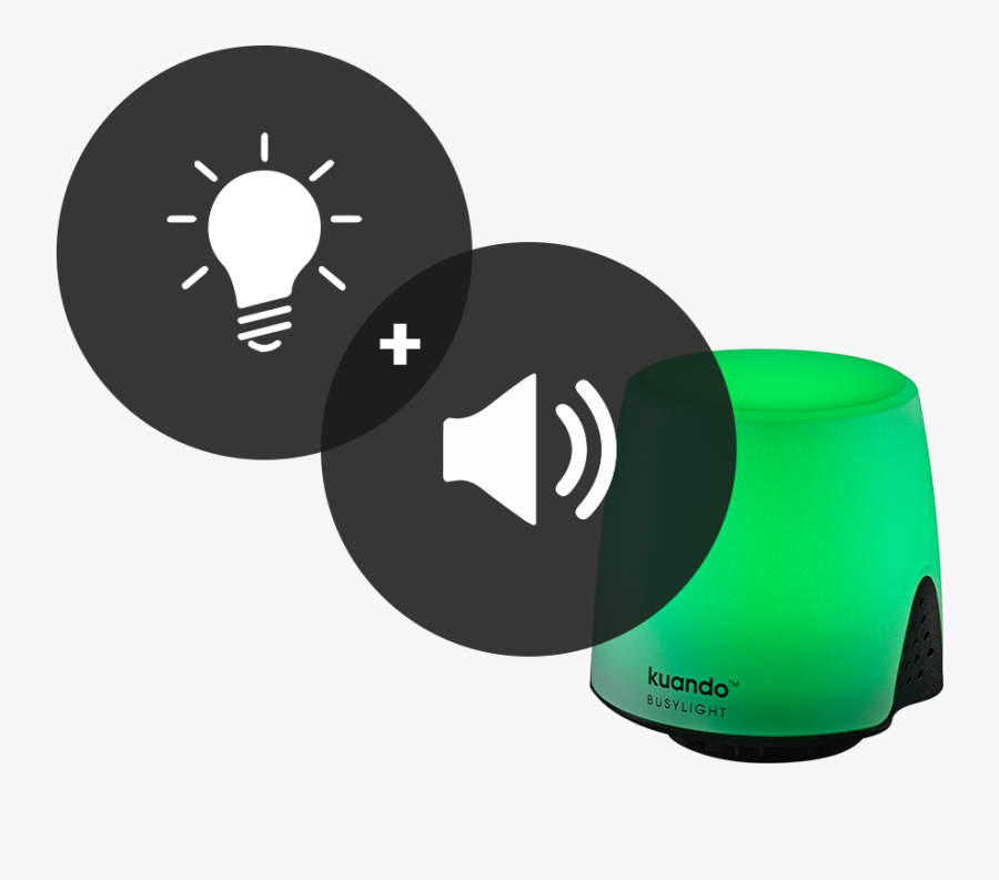 Green Omega Busylight With Ringer And Alert - Circle, Transparent Clipart
