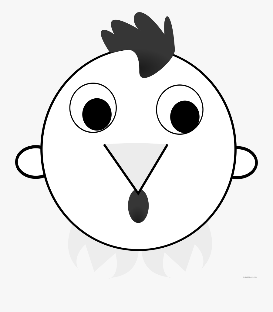 Chinese Rooster Animal Free Black White Clipart Images - Chinese Astrology, Transparent Clipart