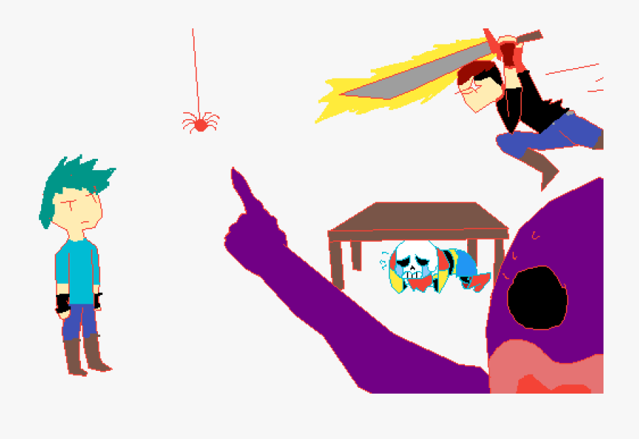 Transparent Hanging Spider Png - Cartoon, Transparent Clipart