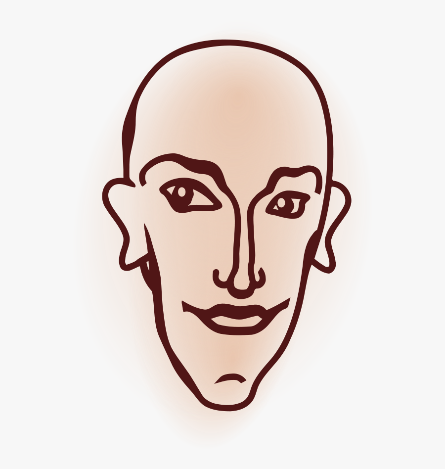 Head Medium 600pixel Clipart, Vector Clip Art - Face, Transparent Clipart