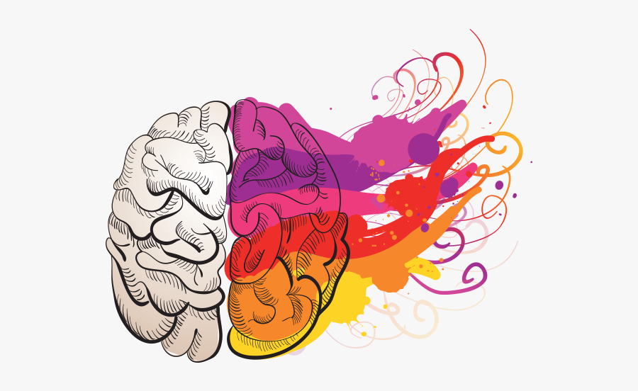 Brain Creativity Vector, Transparent Clipart