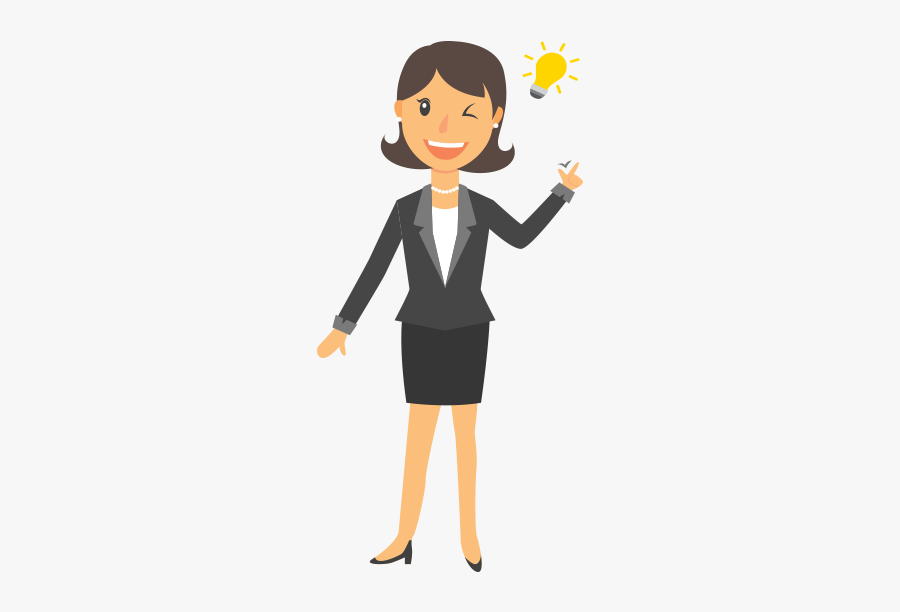 Business Women Png Image - Business Woman Cartoon Png, Transparent Clipart