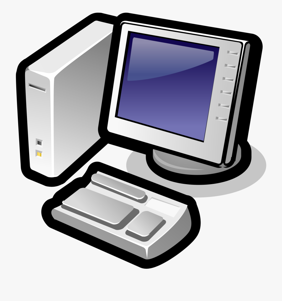 Computer Clip Thin Client - Pc Client Icon Png, Transparent Clipart