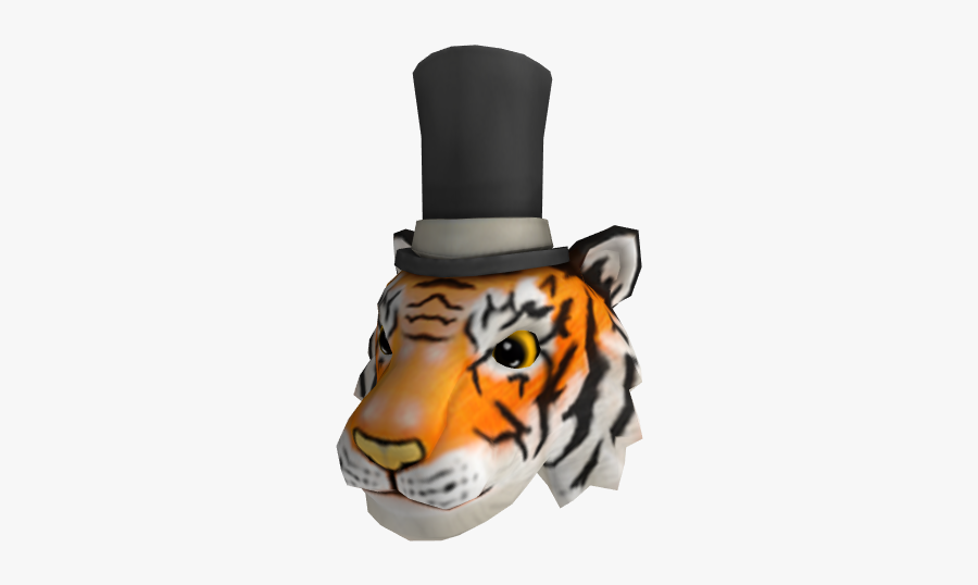 Dapper Tiger Head - Siberian Tiger, Transparent Clipart