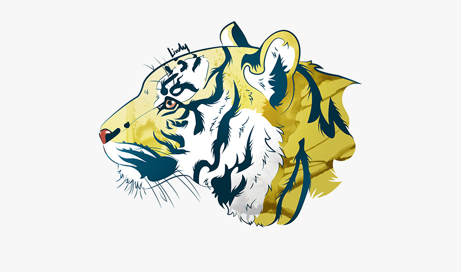 Golden Tiger, Transparent Clipart