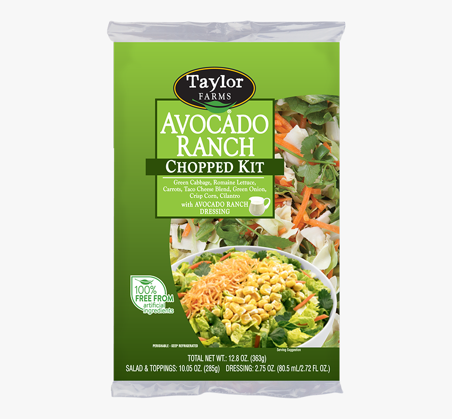 Taylor Farms Avocado Ranch Salad, Transparent Clipart