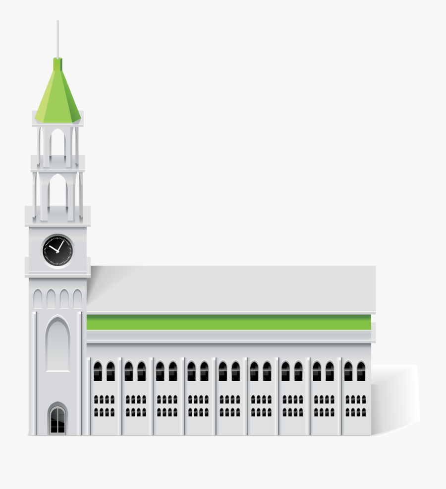 Clock Tower, Transparent Clipart