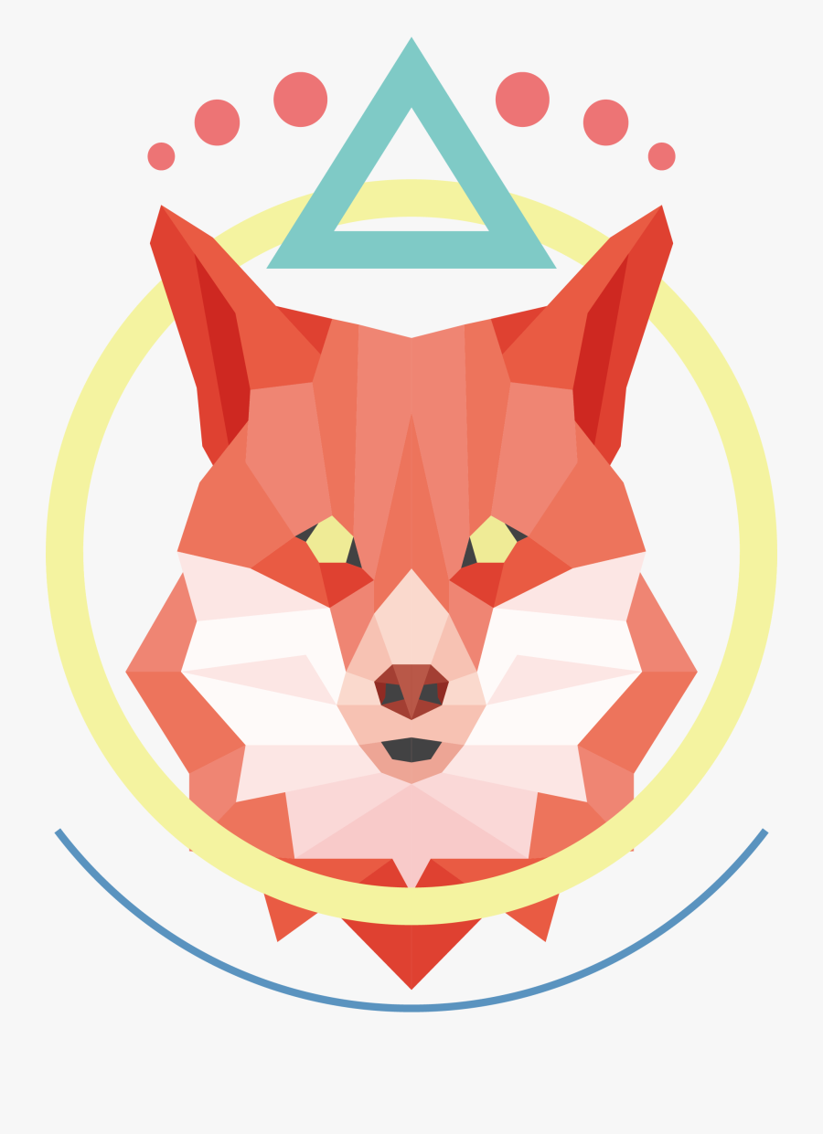 Dogs Vector Polygon - Стиле Лоу Поли, Transparent Clipart