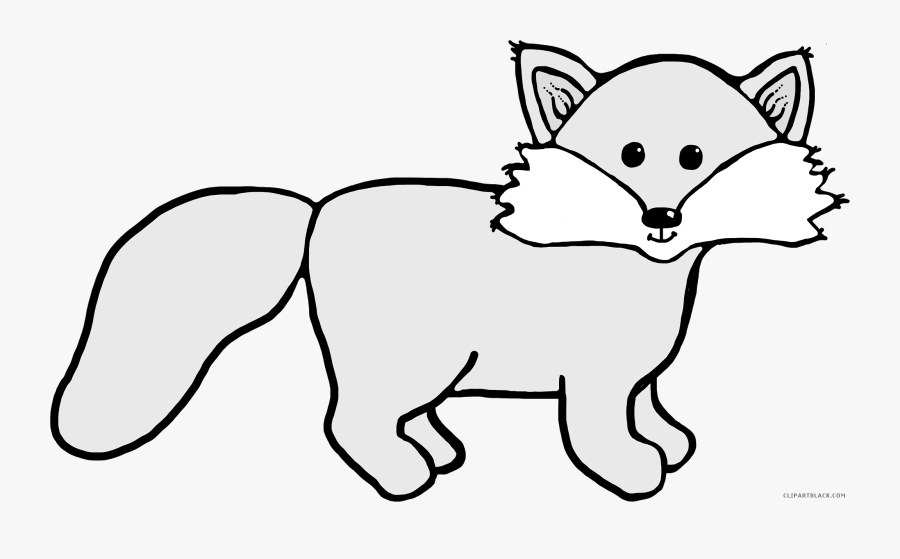 Polar Fox Clipart Red Fox - Arctic Animal Clip Art, Transparent Clipart