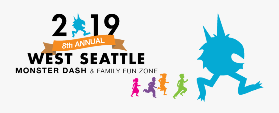 Child Running Silhouette, Transparent Clipart