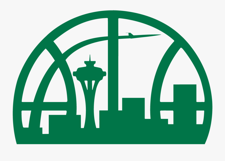 Seattle Supersonics Logo, Transparent Clipart