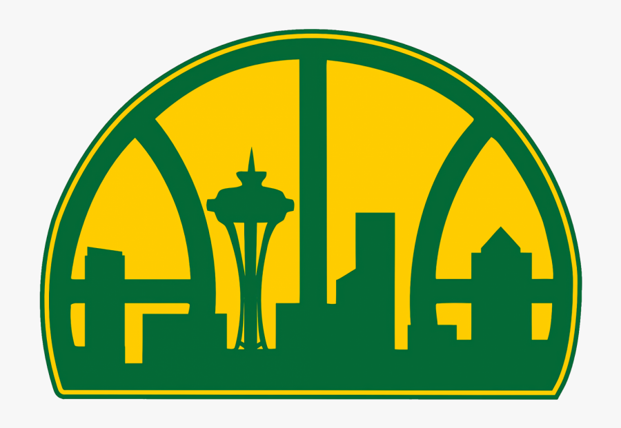 Seattle Supersonics Logo, Transparent Clipart