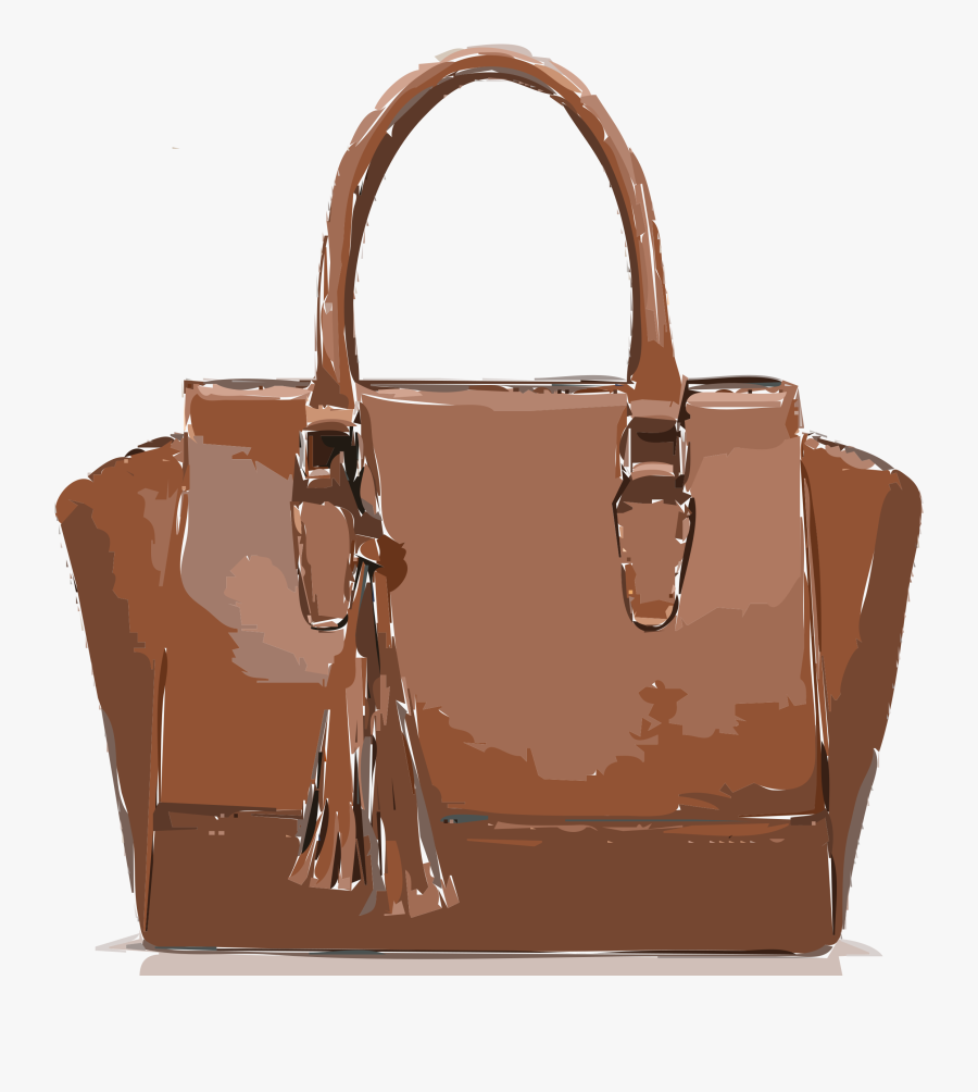 Brown Leather Bag No Logo Clip Arts - Handbag, Transparent Clipart